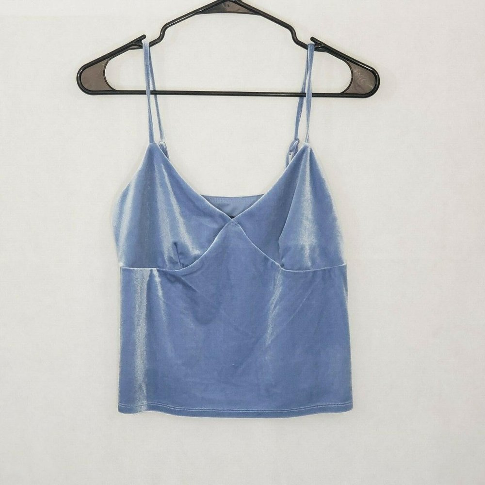 NWT Wild Fable Women's V-Neck Cami Top - Blue - Large